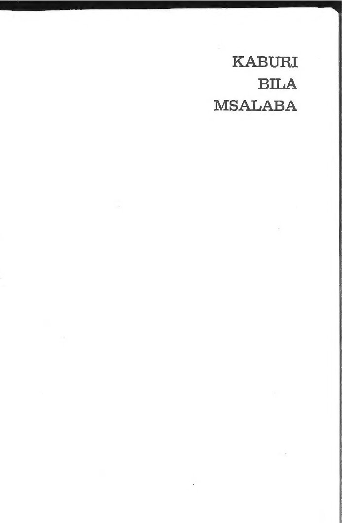 Kaburi Bila Msalaba Hadithi | Knowledge Hub